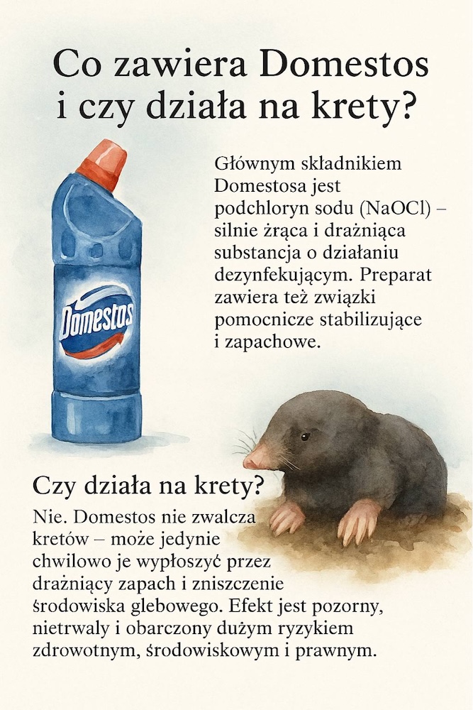 domestos na krety i jego działanie domestos na krety - skład i działanie