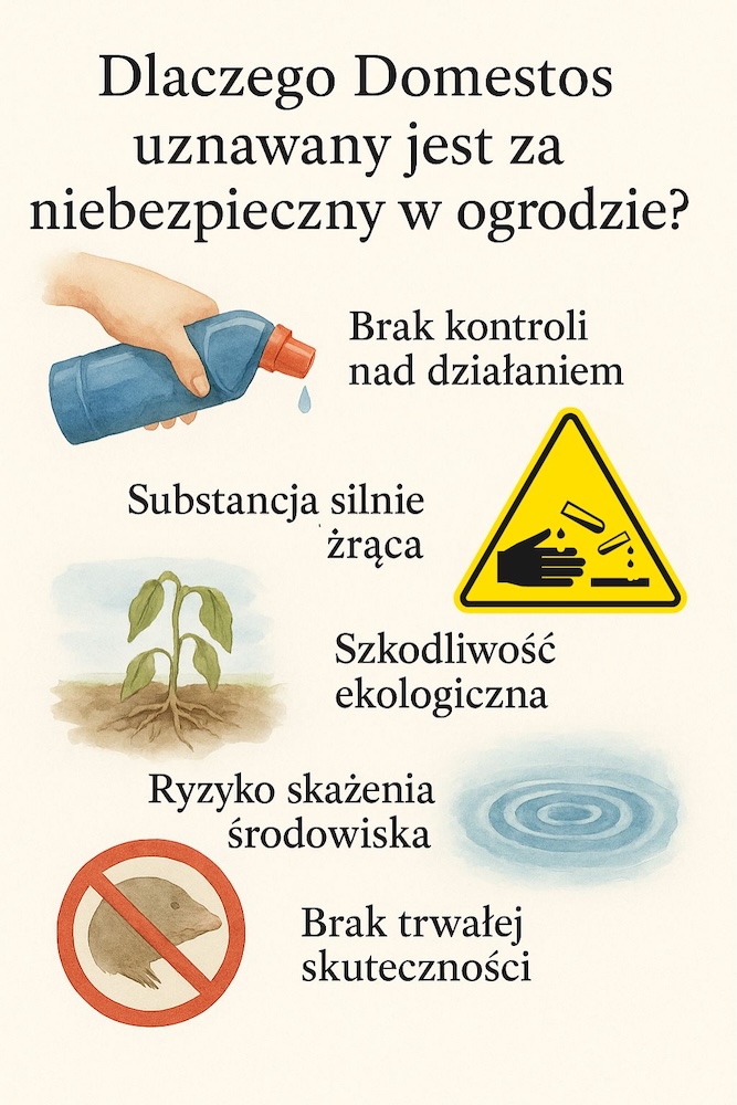 domestos na krety - zagrożenia domestos na krety - niebezpieczeństwo użycia