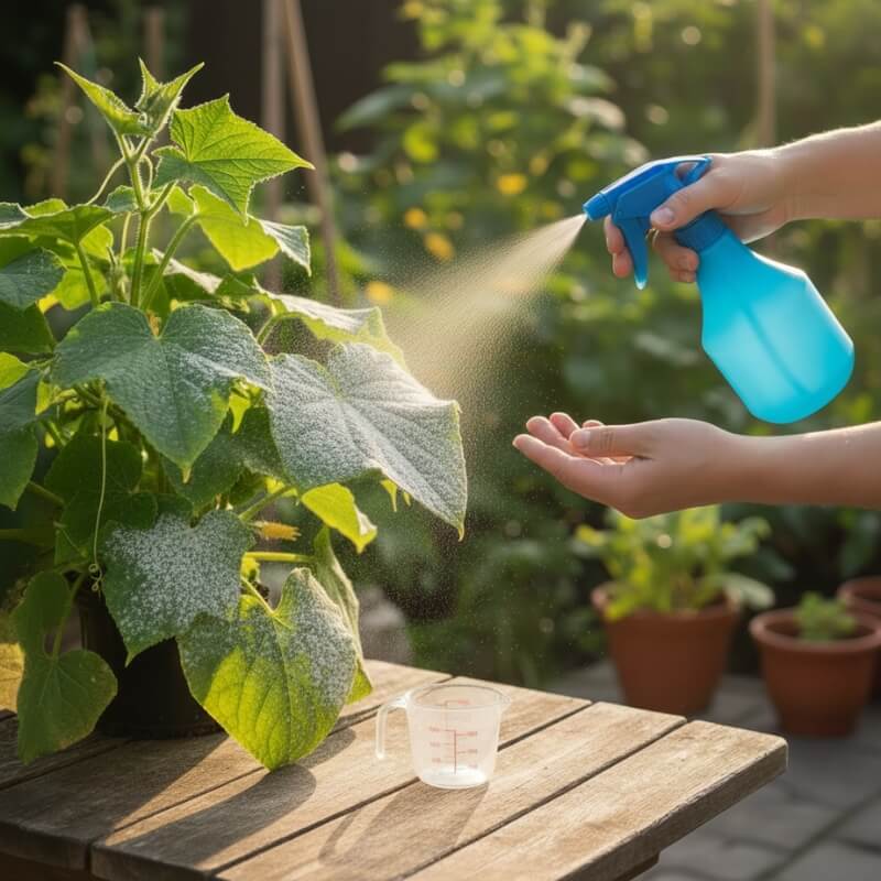 jak domowym sposobem zwalczyć mączniaka wykorzystując oprysk z mleka jak domowym sposobem zwalczyć mączniaka za pomocą oprysku