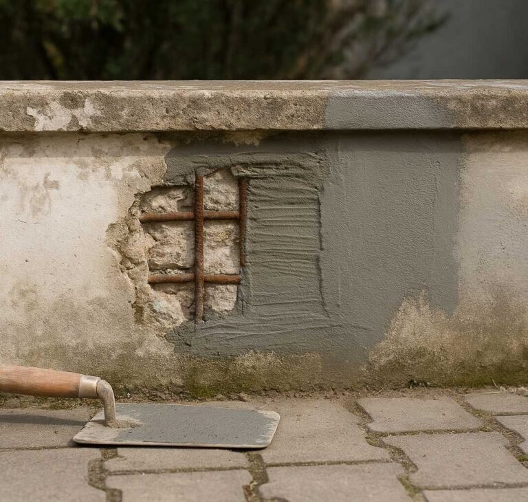 Jak odnowić stary murek betonowy? Radzimy