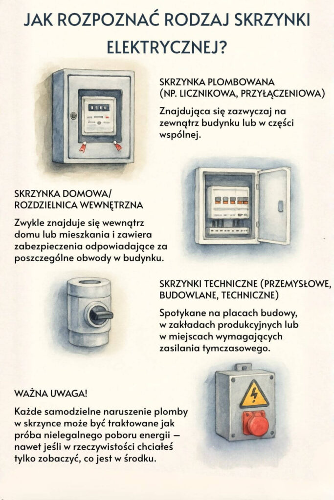 Jak rozpoznać rodzaj skrzynki elektrycznej? 