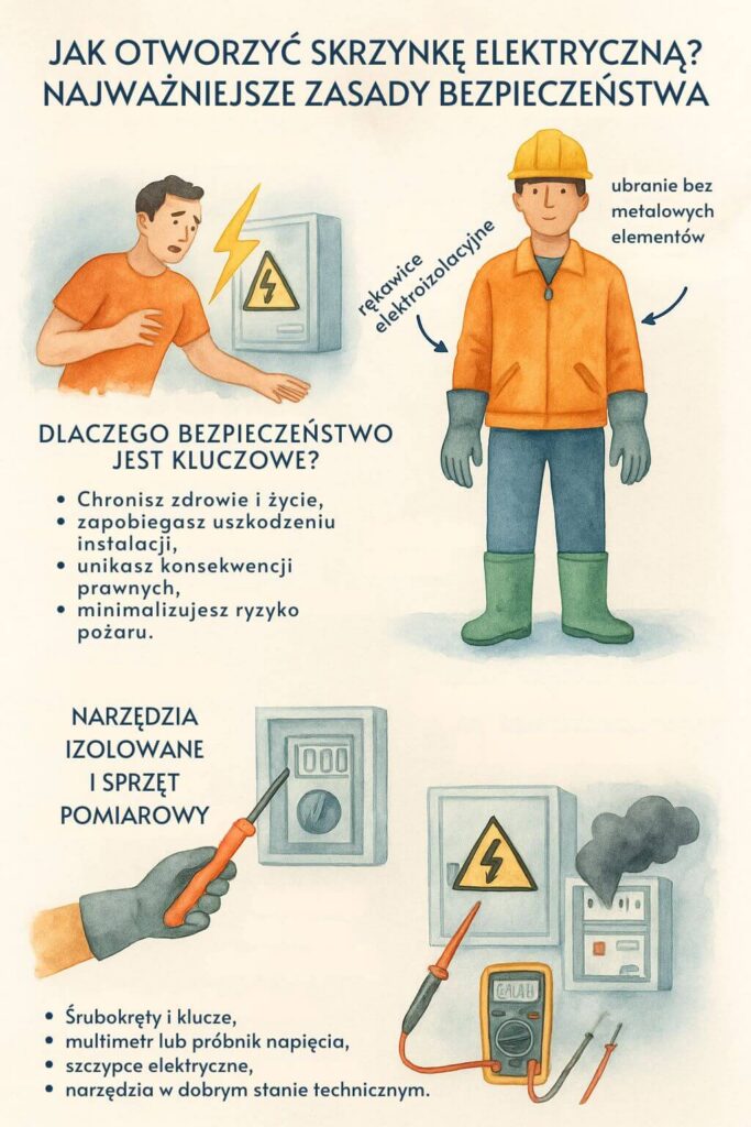 Jak otworzyć skrzynkę elektryczną? Zasady bezpieczeństwa 