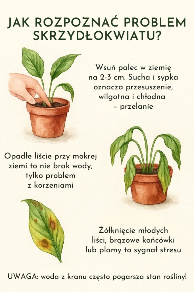 jak rozpoznać co dolega skrzydłokwiatowi