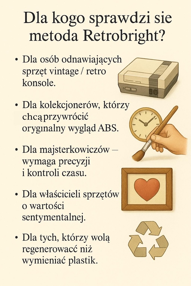 dla kogo jest metoda retrobright 