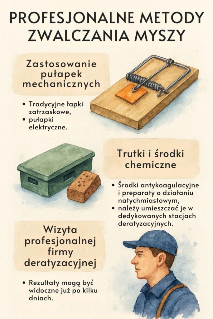 Jak się pozbyć myszy z domu? Profesjonalne metody Profesjonalne metody zwalczania myszy w domu